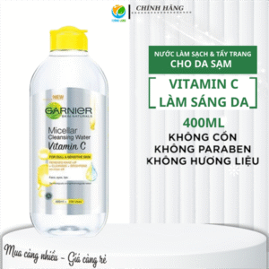Nước Tẩy Trang Garnier Cho Da Khô 400ml Vàng