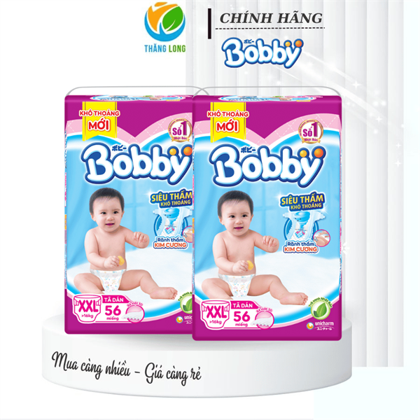 Tã/Bỉm Dán Bobby ST XXL56 Miếng