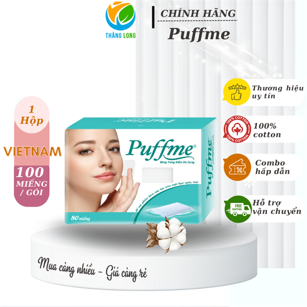 Bông tẩy trang Pop-Puffme