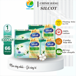 Bông Tẩy Trang Silcot Premium 66 Miếng