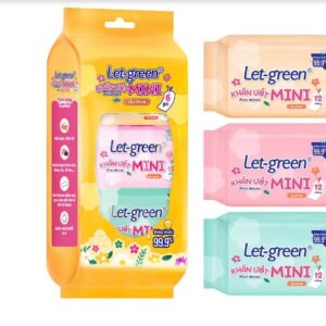Khăn ướt Mini LET-GREEN 12M*6