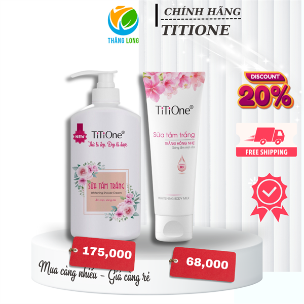 Sữa tắm trắng 750ml*16 TiTiOme
