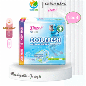 Băng Vệ Sinh Diana Sensi Cool Fresh SM Không Cánh 20 Miếng