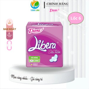 Băng vệ sinh Diana Libera ST Siêu Mỏng Cánh 8 miếng