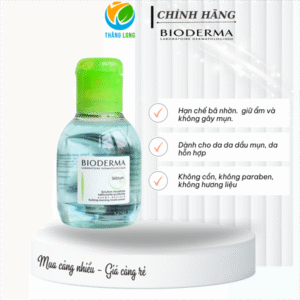 Nước tẩy trang Bioderma Xanh 100 ML