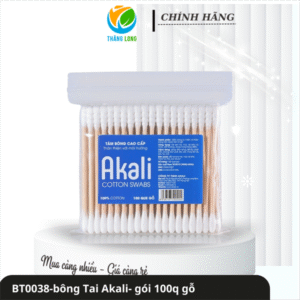 Tăm Bông ngoáy tai Akali gói Poly 200c (lõi gỗ)