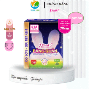 Băng Vệ Sinh Quần Diana Comfy Night Size S-M 5 Miếng