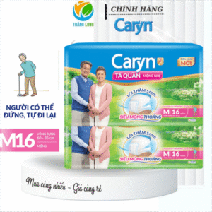 Tã/Bỉm Quần Caryn Mỏng nhẹ M16 Miếng