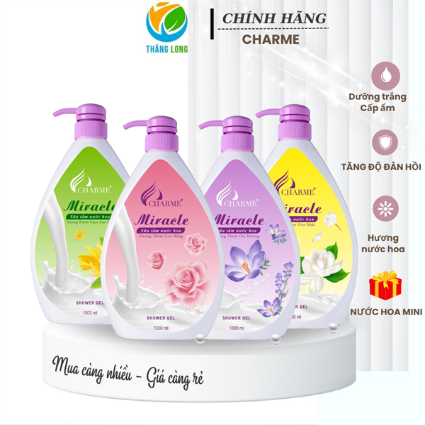 Sữa tắm Charm Miracle 1000ml