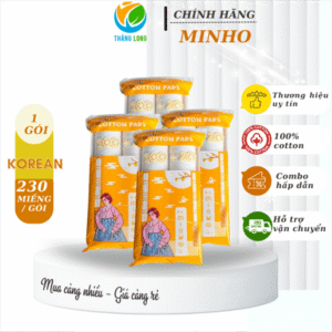 Bông tẩy trang Minho 230 miếng