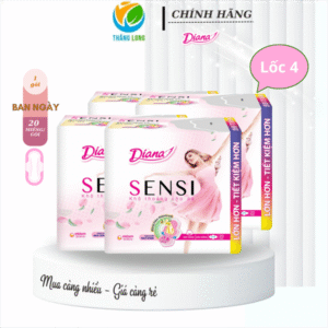 Băng Vệ Sinh Diana Sensi SM Cánh 20 Miếng