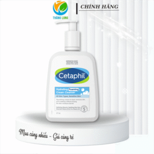 Sữa rửa mặt tạo bọt mịn dịu lành cho da nhạy cảm Cetaphil Hydrating Foaming Cream Cleanser 236ml