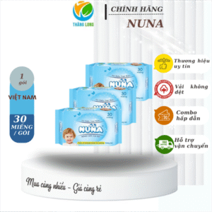 Khăn ướt em bé NUNA 30M Không mùi
