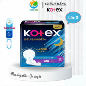 Băng Vệ Sinh KOTEX Siêu Ban Đêm 28cm 4 miếng