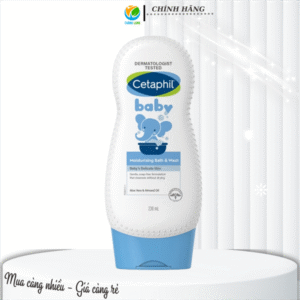 Sữa Tắm Bé Cetaphil Baby Moisturizing Bath & Wash Dưỡng Ẩm 230ml