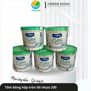 Tăm bông ngoáy taiDeepfresh hũ 200que