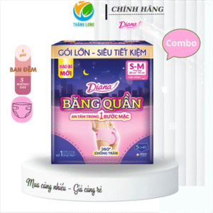 Băng Vệ Sinh Diana Sensi băng quần Size SM 5 Miếng