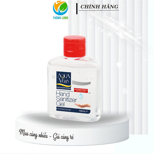 Gel RT khô kháng khuẩn AquaVera 100 Miếng