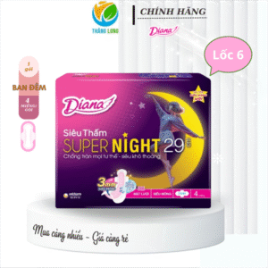 Băng Vệ Sinh Diana Super Night 29cm 4Miếng