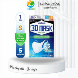 Khẩu trang 3DMask ngăn virus 05 miếng size S