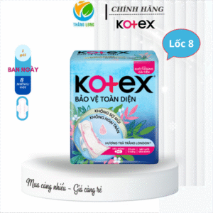 Băng Vệ Sinh KOTEX Siêu Mỏng Cánh 23cm 8 Miếng