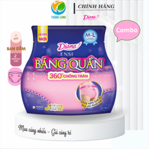Băng Vệ Sinh Diana Sensi băng quần Size ML 2 Miếng
