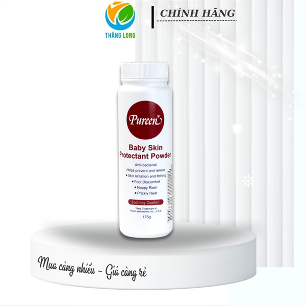Phấn rôm Purren đặc trị rôm sảy 175gr (đỏ)