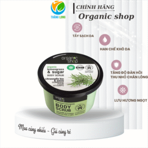 Tẩy tế bào da Body Organic Shop Lemongrass*6