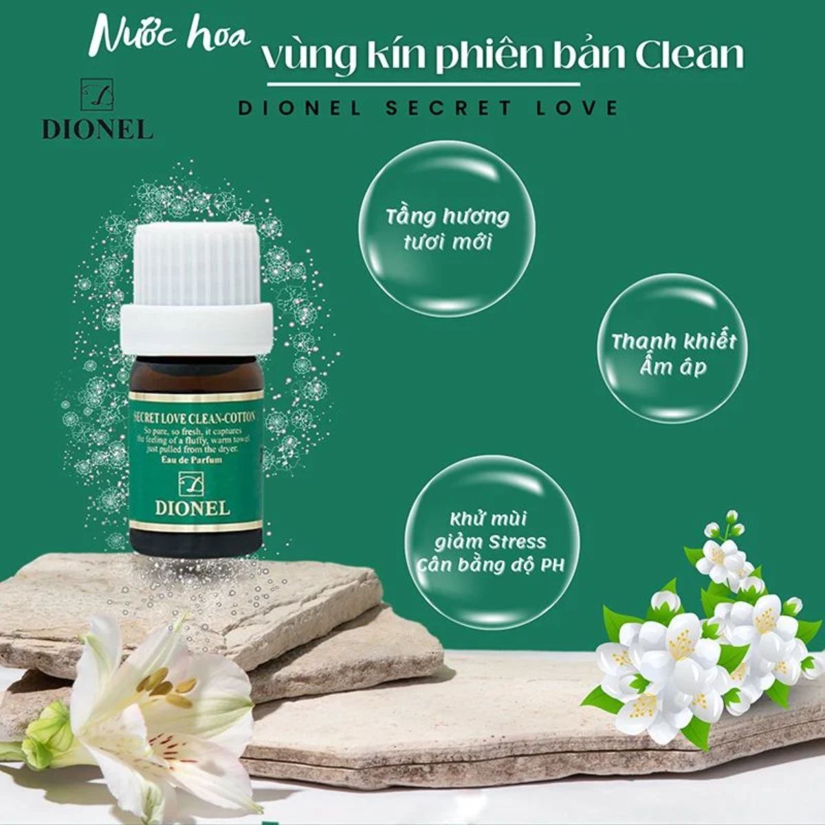Nuoc-Hoa-Vung-Kin-Dionel-Secret-Love-Clean-Cotton-Edition-5ml-Xanh