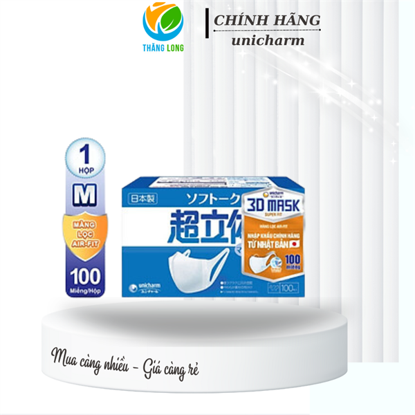 Khẩu trang 3DMask ngăn khói bụi 100