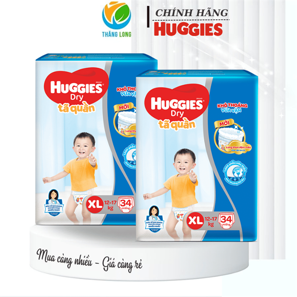 TÃ QUẦN HUGGIES XL32 Miếng
