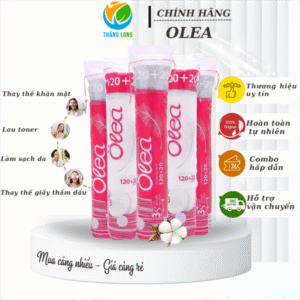 Bông Tẩy Trang EU Olea 120+20