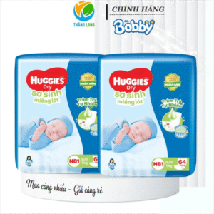 MIẾNG LÓT SƠ SINH HUGGIES NEWBON 164*4