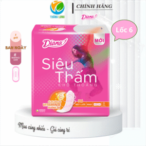 Băng Vệ Sinh Diana Dày Không Cánh 8 Miếng
