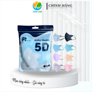 Khẩu Trang 5D Người Lớn Gói 10 Cái Phương Tuyến