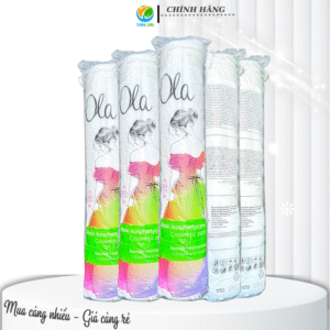 Bông Tẩy Trang Ba Lan Ola 150 Miếng Xanh