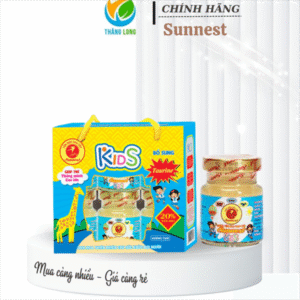 Lốc Nước Yến SUN nest Kids Hương Vani 6 hũ