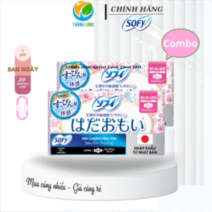 Băng Vệ Sinh Sofy skinComfort Cánh 23cm 20 Miếng