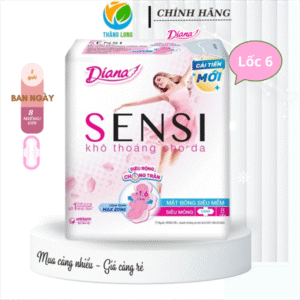 Băng Vệ Sinh Sensi Siêu Mỏng Cánh 8 Miếng