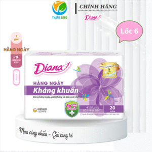 Băng Vệ Sinh Hằng Ngày Diana Daily Sensi Kháng Khuẩn 20 Miếng