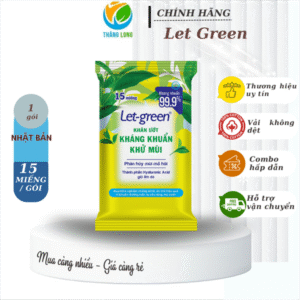 Khăn Ướt LETGREEN 15 tờ