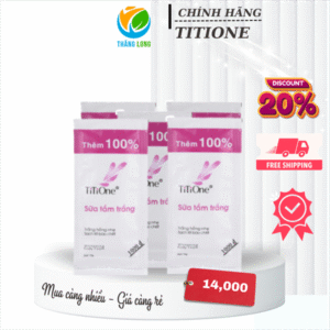 Sữa tắm dây TiTiOne 6g*120 (12 dây)