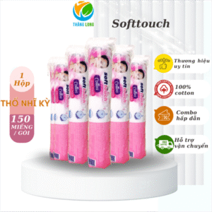 Bông tẩy trang TNK soft touch 150 Miếng