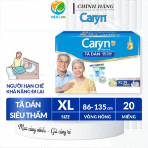 Tã/bỉm dán Caryn XL20 Miếng (tặng)