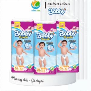 Tã/Bỉm Quần Bobby ST XL32 Miếng