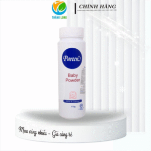 Phấn thơm dịu nhẹ Purren Baby 175gr(xanh)