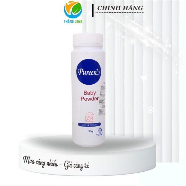 Phấn thơm dịu nhẹ Purren Baby 175gr(xanh)