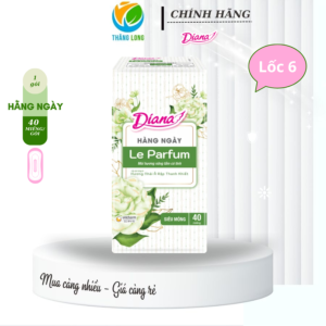 Băng vệ sinh hằng ngày Diana Le Parfum hương hoa nhài 40 miếng
