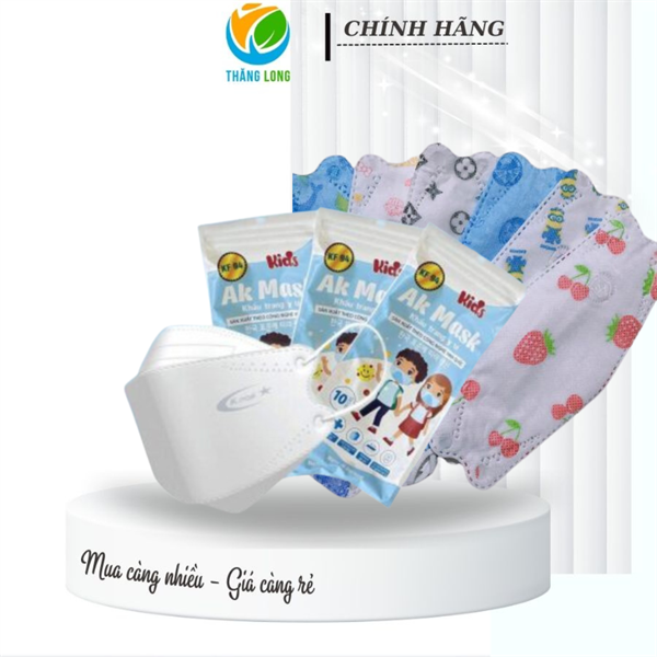 Khẩu trang Kháng Khuẩn KF94 Em bé gói 10 miếng