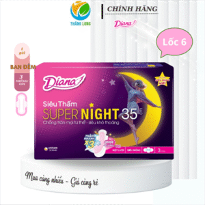 Băng Vệ Sinh Diana Super Night 35cm 3 Miếng